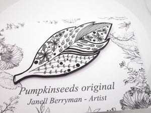 PIN - Brooch leaf design ready to wear MISC