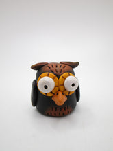 Mini Halloween owl vintage style just 1 inch tall