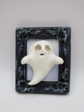 Halloween frame ghost ready to hang - small