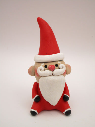 Christmas folk art small sitting Santa super cute