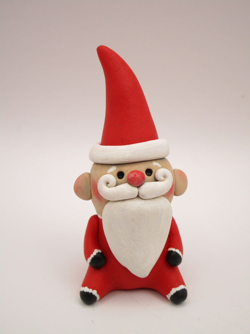 Christmas folk art small sitting Santa super cute