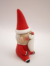 Christmas folk art small sitting Santa super cute