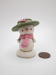 Christmas snow girl just 2.5 inches tall