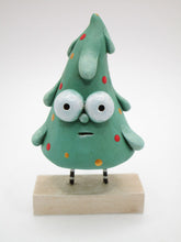 Christmas folk art small tree silly and cute