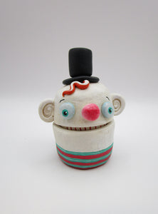 Wacky character man trinket box style