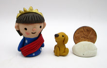 4th of July TINY set of two liberty girl and her pup