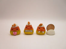 Halloween folk art small silly set of 3 candy corns