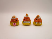 Halloween folk art small silly set of 3 candy corns
