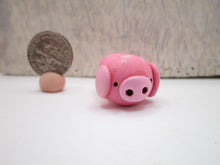 Mini pink piggy just one inch long! misc farm critter