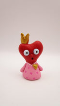 Valentine folk art little queen of hearts