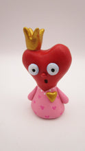 Valentine folk art little queen of hearts