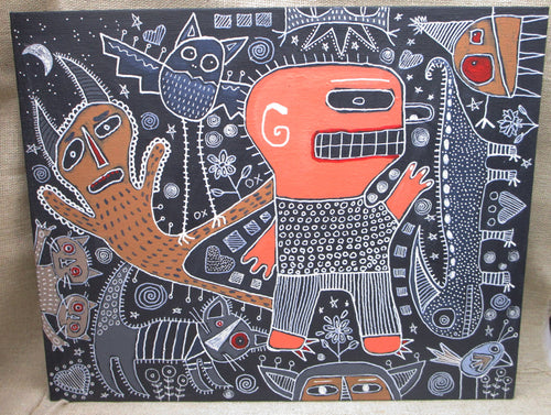 Painting illustration doodles creatures original