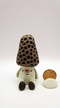 Wacky character woodland MOREL mushroom man