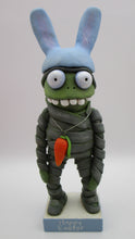 Easter Zombie MUMMY man wearing blue bunny hat