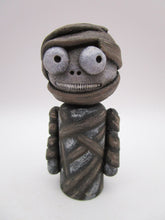 Halloween small mummy man wood body