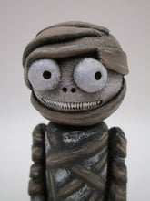 Halloween small mummy man wood body