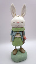Spring folk art BUNNY "finders keepers" series
