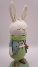 Spring folk art BUNNY "finders keepers" series