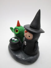 Halloween mini scene Witch Cyclops and caldron with ?