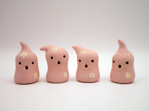 Halloween pink ghost set of 4 great price!