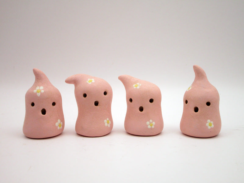 Halloween pink ghost set of 4 great price!