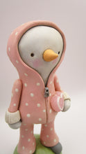 Valentine folk art snowman man pink heart theme