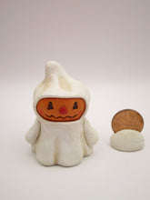 Halloween little pumpkin ghost just 2.25 inches tall
