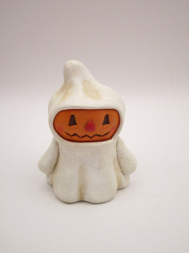 Halloween little pumpkin ghost just 2.25 inches tall