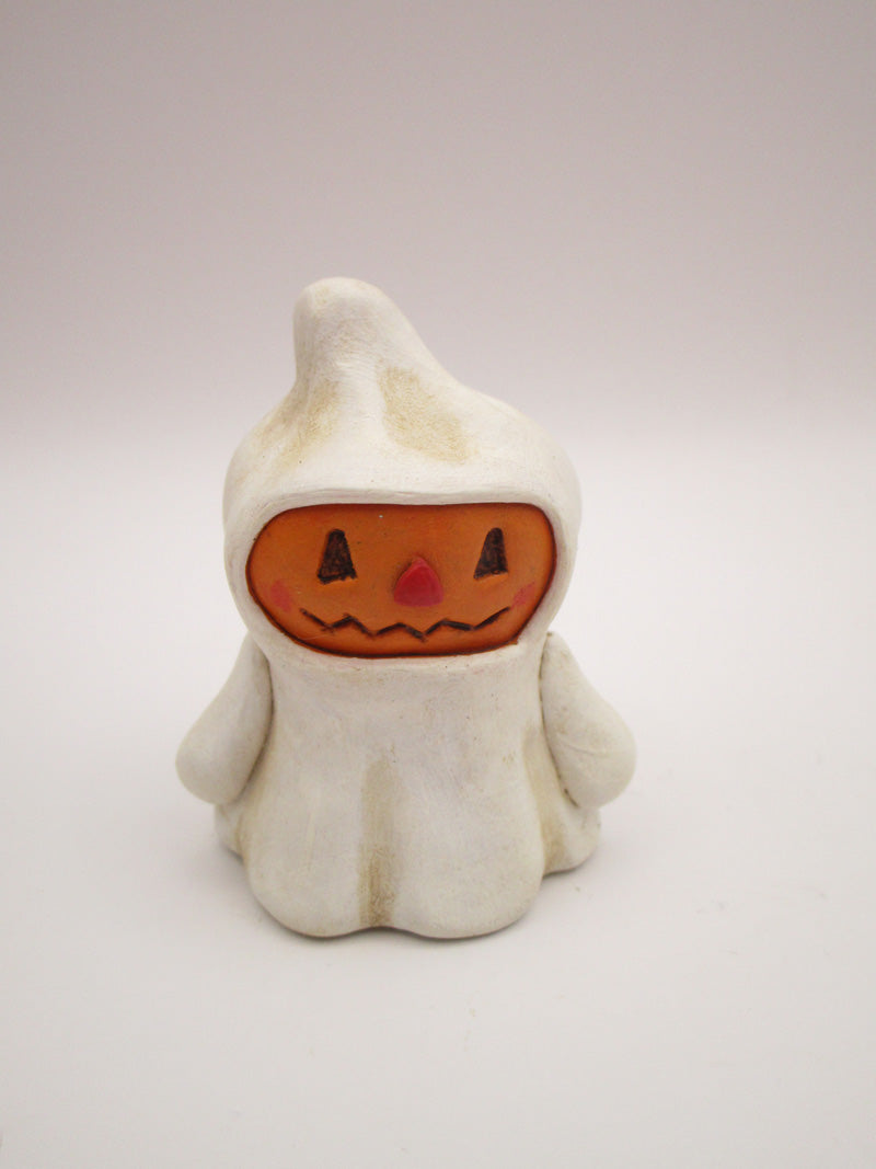 Halloween little pumpkin ghost just 2.25 inches tall