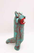 Monster folk art with textured "fur" stunning colors