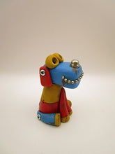 Monster Robot dog in retro colors