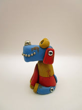 Monster Robot dog in retro colors
