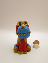 Monster Robot dog in retro colors