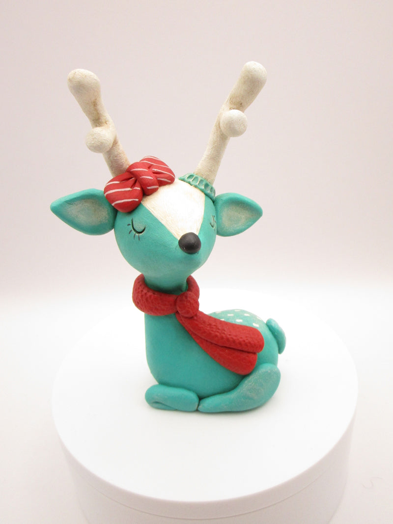 * antique sheep ❀ クリスマスの羊さん (水色リボンと鈴♪) il_1080xN.6512572873_tqj8.jpg