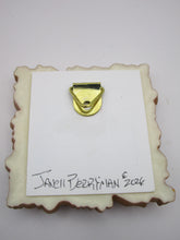 Halloween folk art gilded frame skelly dizzy eyes ready to hang