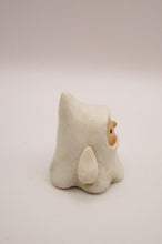 Halloween small boy in ghost costume