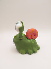 Spring folk art garden snail