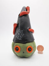 Halloween Snake Cap GREEN Pumpkin man