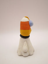 Halloween folk art small candy corn ghost "spooky"