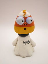 Halloween folk art small candy corn ghost "spooky"