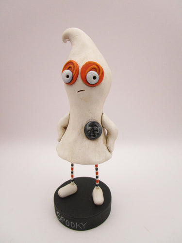 Halloween folk art sassy ghost