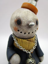 Christmas steampunk style sitting snowman