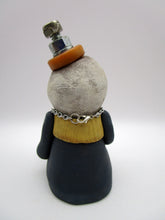 Christmas steampunk style sitting snowman