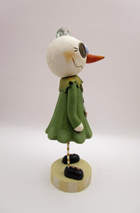 Christmas folk art steampunk style snow girl