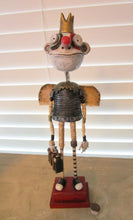 Wacky character 12.5 tall "Moving on" fine crackle traveling man