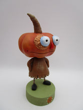 Halloween folk art cute pumpkin character