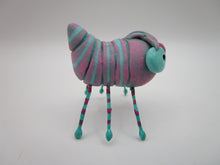 Little bug spring folk art pink and teal
