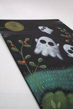 Halloween three ghosts painting 8x10 flat canvas