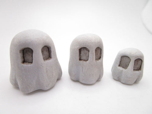 Halloween set of three MINI ghosts