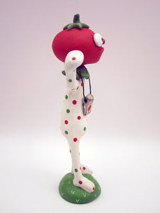 Garden TOMATO character petite - summer folk art